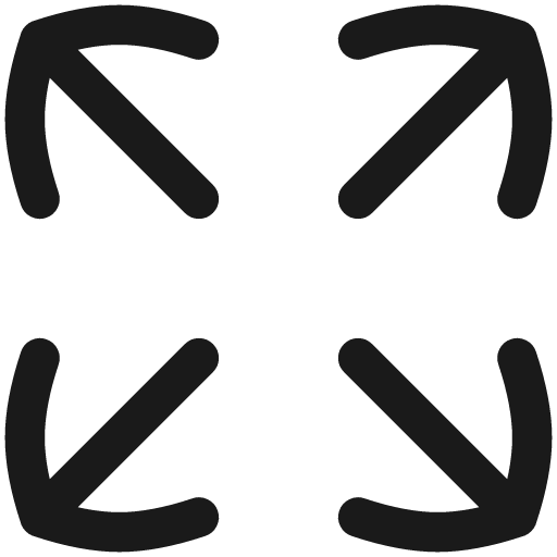 Arrow expand icon, line style, from Flex free icons