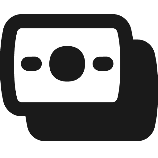 Bill 4 remix icon, solid style, from Flex free icons