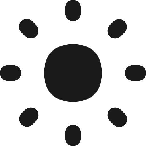 Brightness 4 solid icon, filled style, from Flex free icons