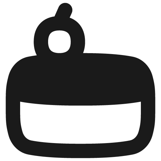 Cake slice remix icon, solid style, from Flex free icons