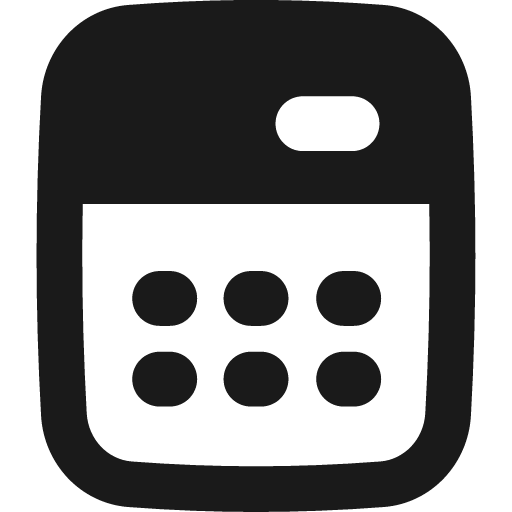 Calculator 1 remix icon, solid style, from Flex free icons