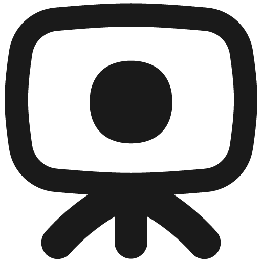 Camera tripod remix icon, solid style, from Flex free icons