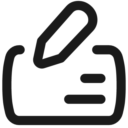 Cashing check icon, line style, from Flex free icons