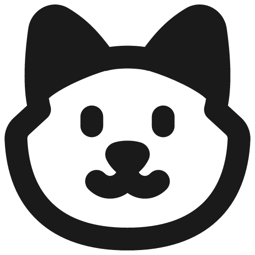 Cat 2 remix icon, solid style, from Flex free icons