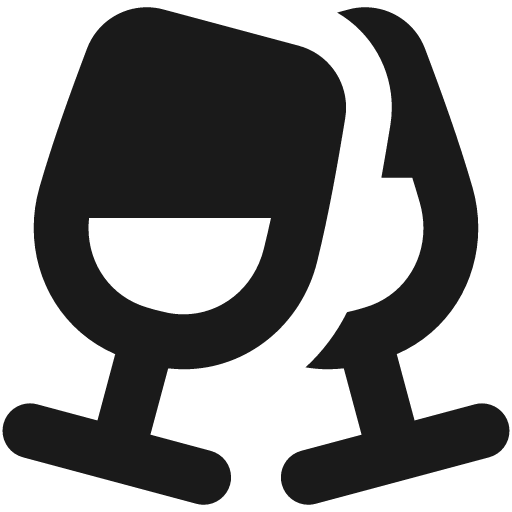 Champagne party alcohol solid icon, filled style, from Flex free icons