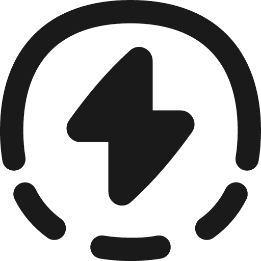 Charging remix icon, solid style, from Flex free icons