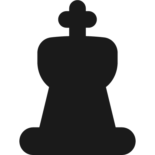 Chess king solid icon, filled style, from Flex free icons
