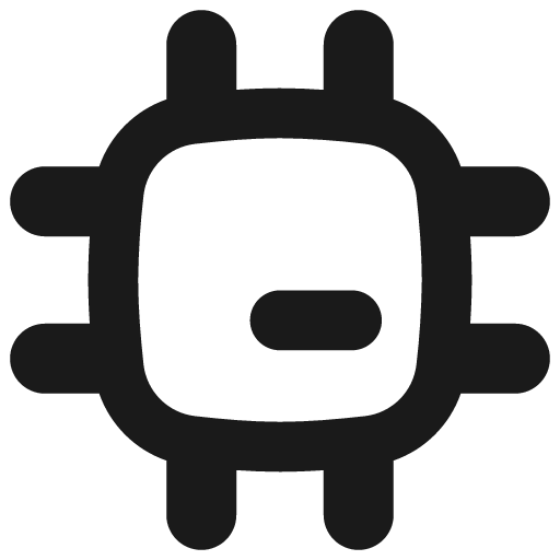 Computer chip 1 remix icon, solid style, from Flex free icons