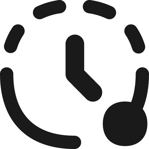 Countdown timer remix icon, solid style, from Flex free icons