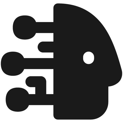 Deepfake technology 1 solid icon, filled style, from Flex free icons