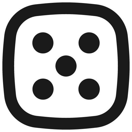 Dice 5 remix icon, solid style, from Flex free icons