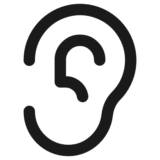 Ear speciality icon, line style, from Flex free icons