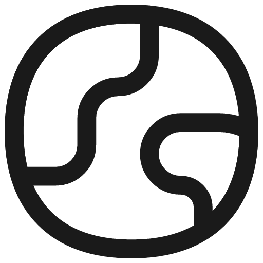 Earth 1 icon, line style, from Flex free icons