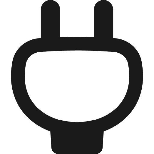 Electric cord 1 remix icon, solid style, from Flex free icons