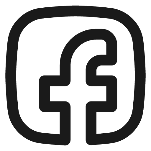 Facebook 1 icon, line style, from Flex free icons