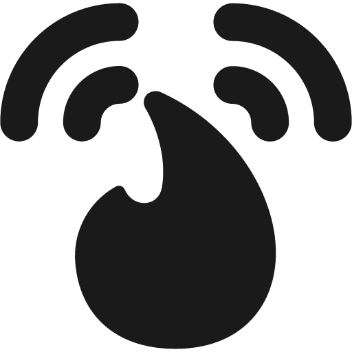 Fire alarm 2 solid icon, filled style, from Flex free icons