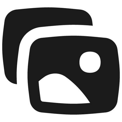 Gallery solid icon, filled style, from Flex free icons