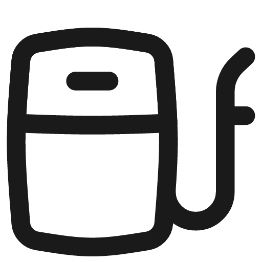 Gas station fuel petroleum icon, line style, from Flex free icons
