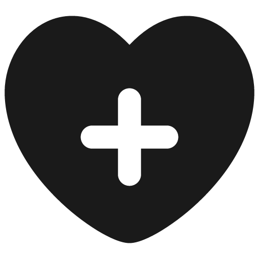 Heart cross solid icon, filled style, from Flex free icons