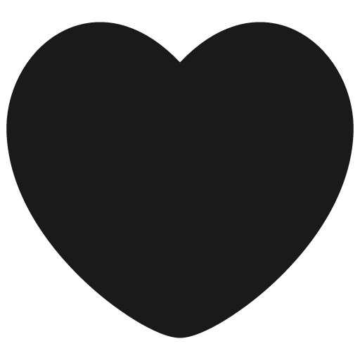 Heart solid icon, filled style, from Flex free icons