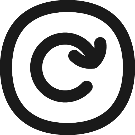 Line arrow rotate right circle remix icon, solid style, from Flex free icons