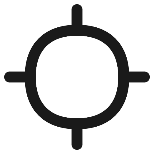 Location target 2 icon, line style, from Flex free icons