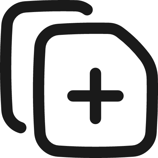 Merge pdf icon, line style, from Flex free icons