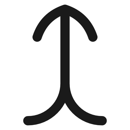 Merge vertical icon, line style, from Flex free icons