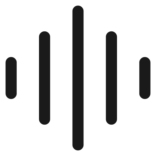 Music equalizer icon, line style, from Flex free icons