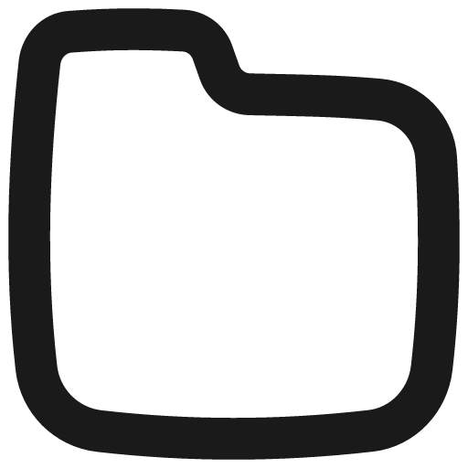 New folder remix icon, solid style, from Flex free icons