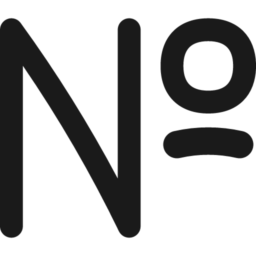 Number sign remix icon, solid style, from Flex free icons