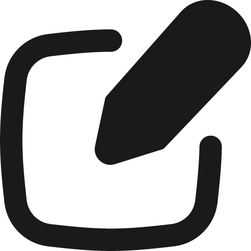 Pencil square remix icon, solid style, from Flex free icons