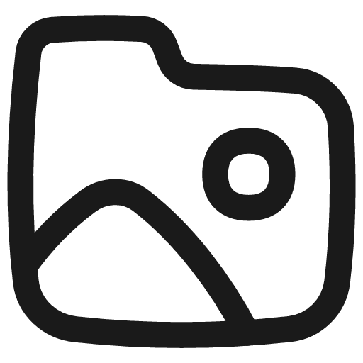 Pictures folder memories icon, line style, from Flex free icons