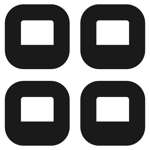 Polaroid four solid icon, filled style, from Flex free icons