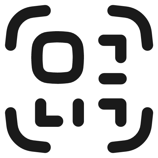 Qr code icon, line style, from Flex free icons