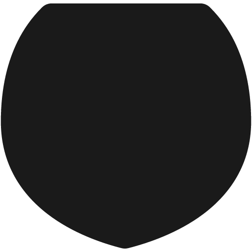 Shield 1 solid icon, filled style, from Flex free icons