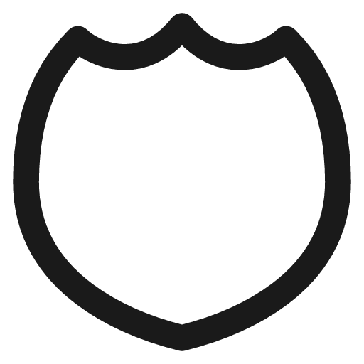 Shield 2 icon, line style, from Flex free icons