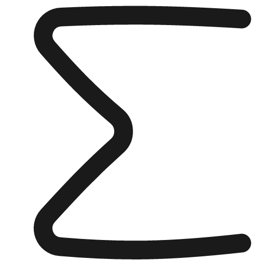 Sigma icon, line style, from Flex free icons