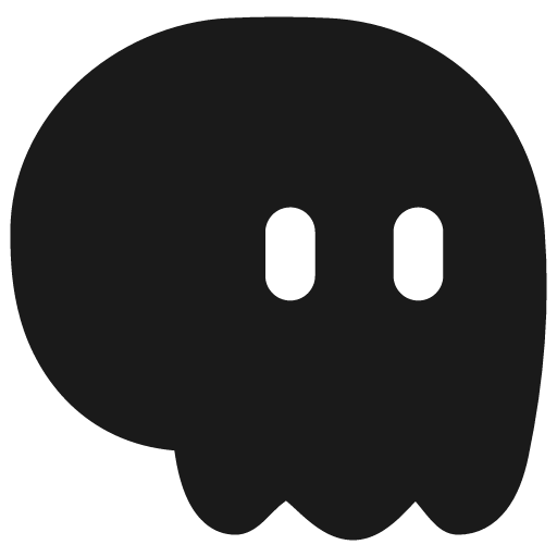 Skull 2 solid icon, filled style, from Flex free icons