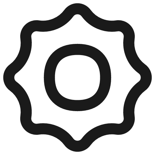 Sun icon, line style, from Flex free icons