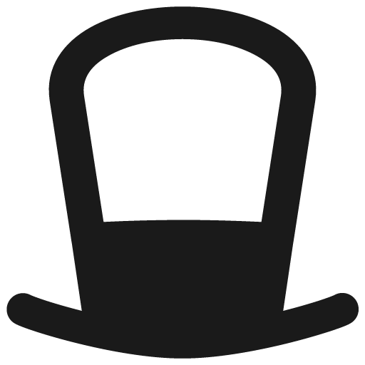 Tall hat remix icon, solid style, from Flex free icons