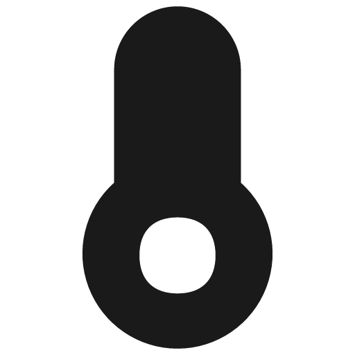 Thermometer solid icon, filled style, from Flex free icons