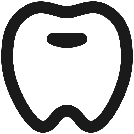 Tooth remix icon, solid style, from Flex free icons