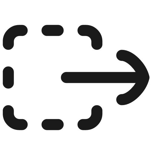 Track select right tool icon, line style, from Flex free icons