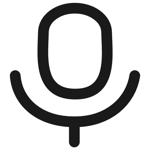 Voice mail icon, line style, from Flex free icons