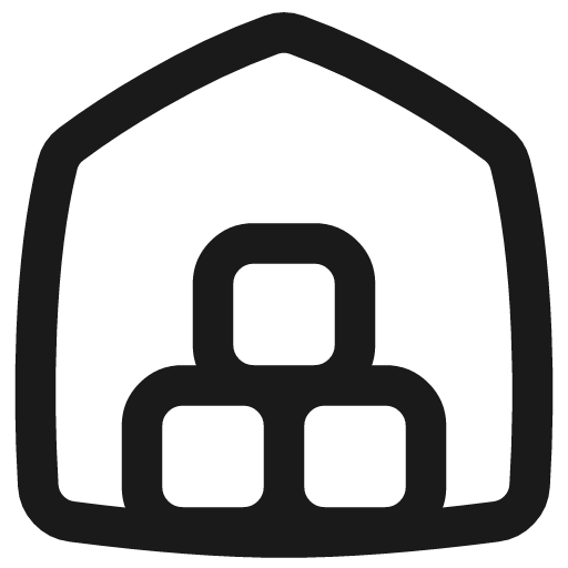 Warehouse 1 icon, line style, from Flex free icons