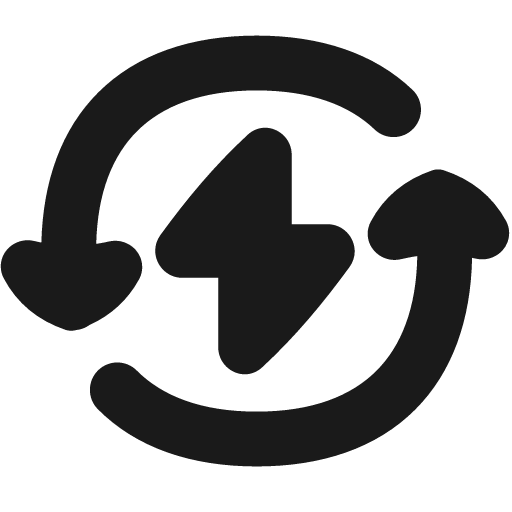 Wireless fast charging solid icon, filled style, from Flex free icons