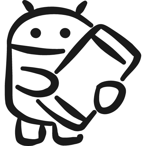 Android logo icon, solid style, from Freehand free icons
