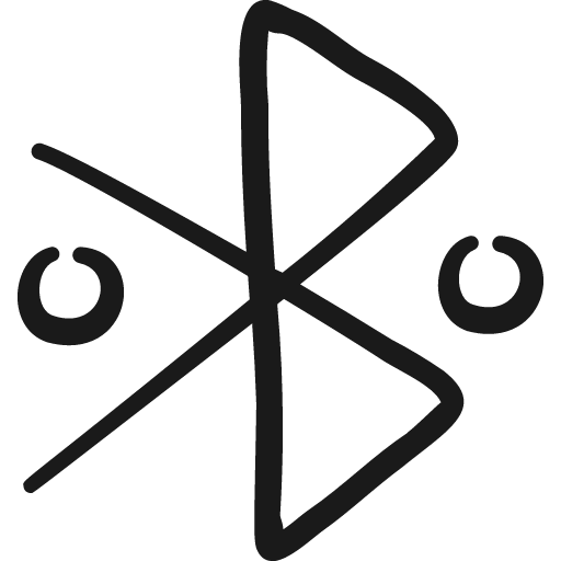 Bluetooth transfer icon, solid style, from Freehand free icons
