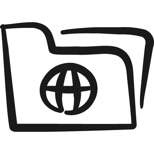 Coding files network folder icon, solid style, from Freehand free icons